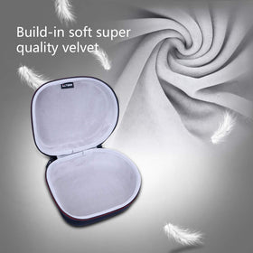Hard shell with inner cable pocket for organization