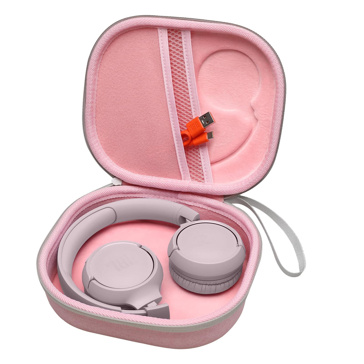 LTGEM JBL case front view showing a protective shell for travel