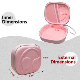 LTGEM JBL case inside layout with compartments for headphones