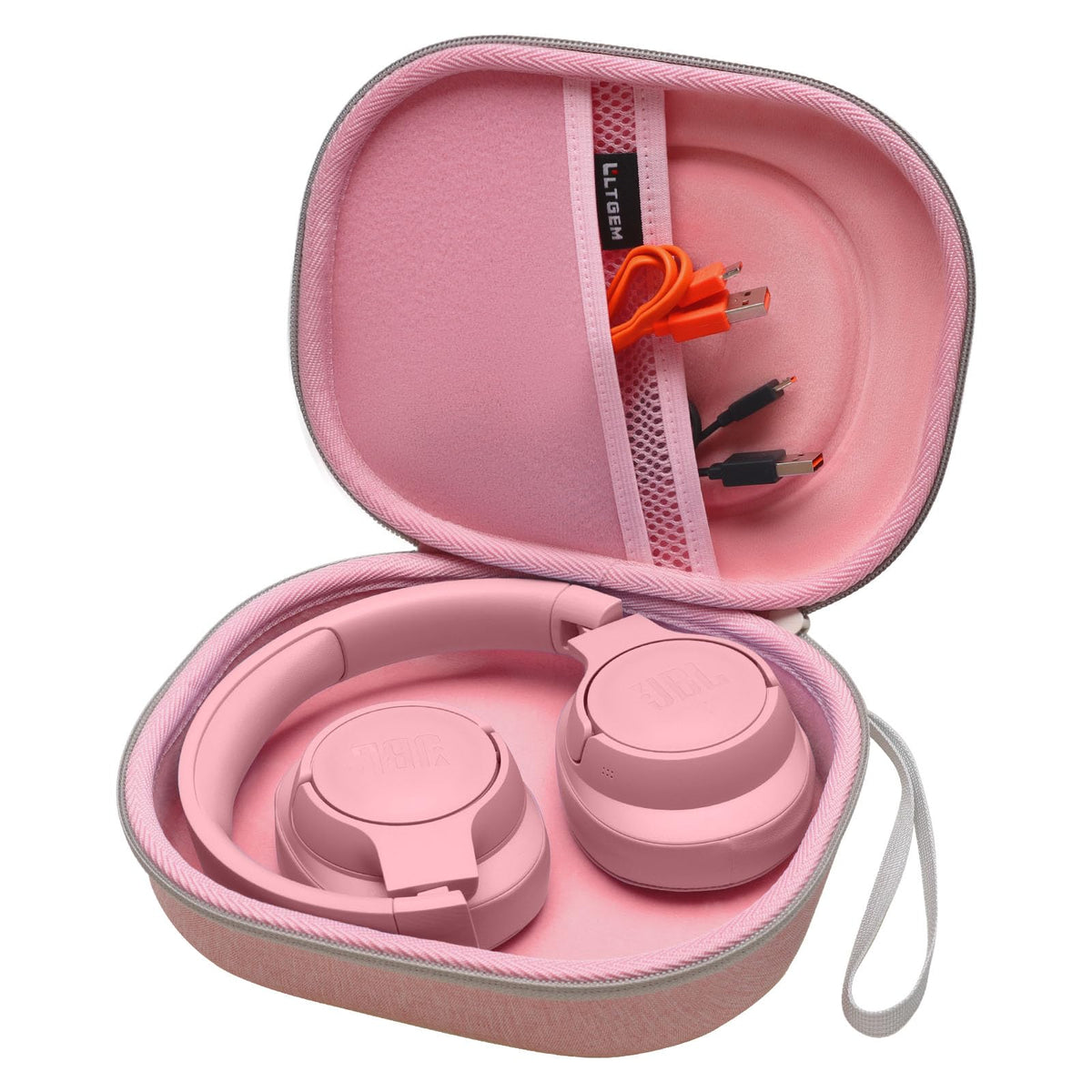 LTGEM JBL case with perfect-fit design protects headphones on the go.