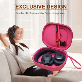 LTGEM JBL case rose red case-only product label clarifies accessories not included.