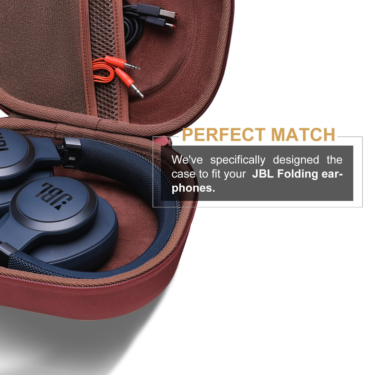 LTGEM JBL case semi-waterproof material guards against splashes.