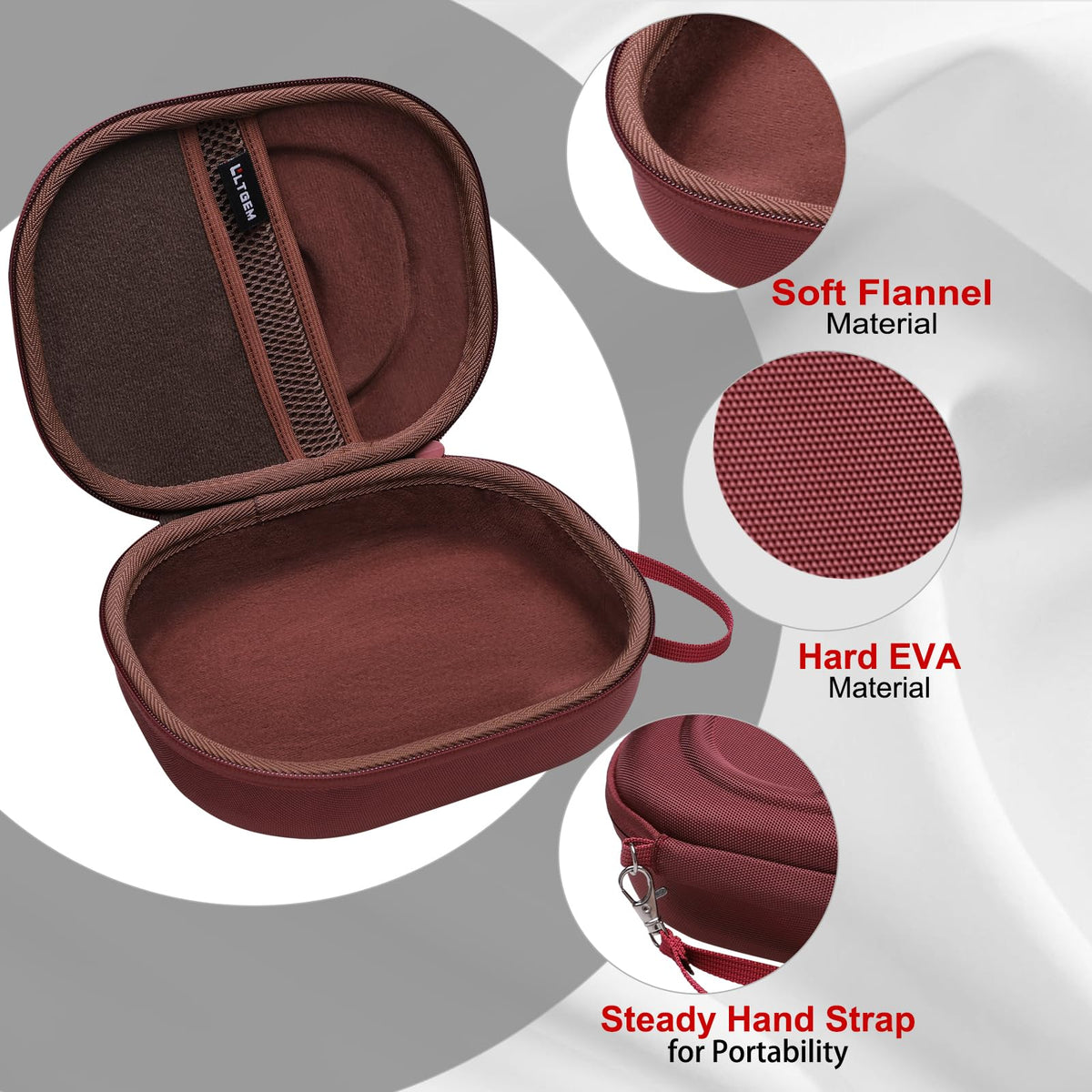 LTGEM JBL case shockproof protection for on-the-go use.