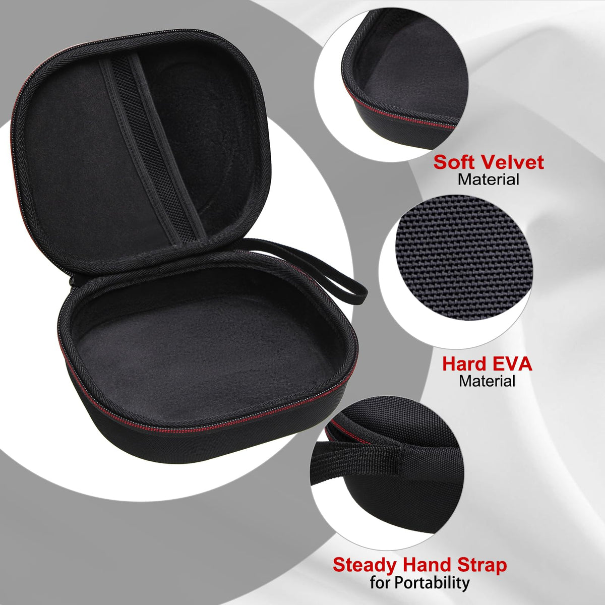 LTGEM JBL case travel-compact design for backpacks and carry-ons.