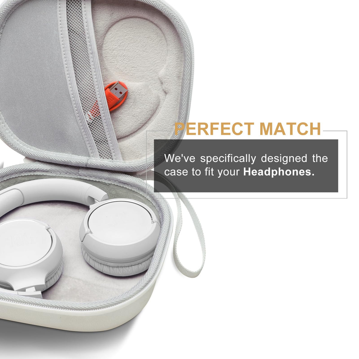 LTGEM JBL Tune 770NC case offers impact protection on the go.