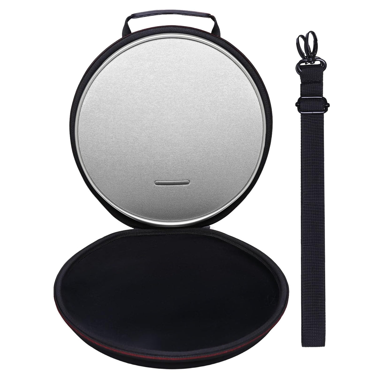 LTGEM case front view showing sleek black shell and secure protection