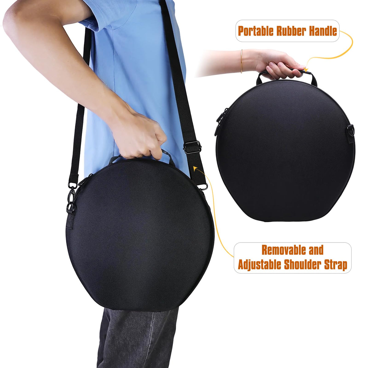 LTGEM adjustable shoulder strap and handle for comfortable carrying