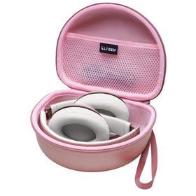 LTGEM Rose Gold headphone case protects Beats Studio Pro on the go.