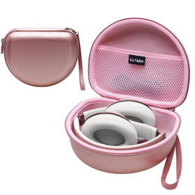 LTGEM Rose Gold case for Solo 4 keeps accessories organized.
