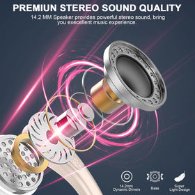 Ltinist close-up of earbud driver detail and grille, emphasizes bass and clarity