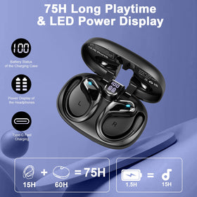 Ltinist wireless earbuds with S/M/L ear tips ensure secure comfortable fit