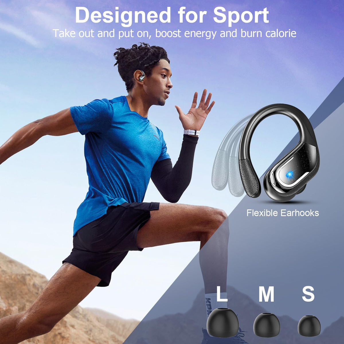 Ltinist wireless earbuds smart touch controls simplify playback and calls on the go