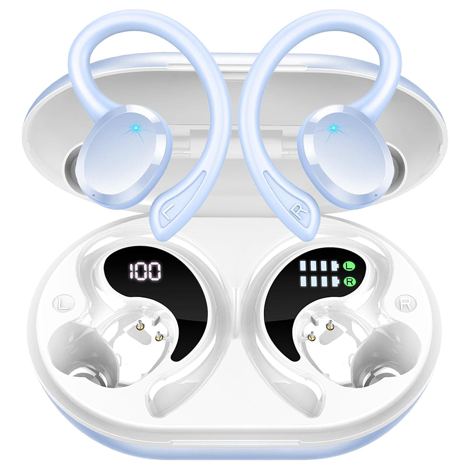 Ltinist front packaging showing earbuds and case, highlights included accessories benefit