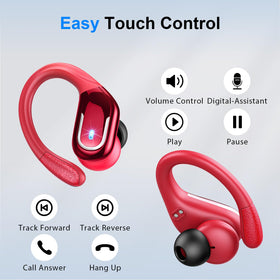 Ltinist earbuds worn during workout, resists sweat and light splashes