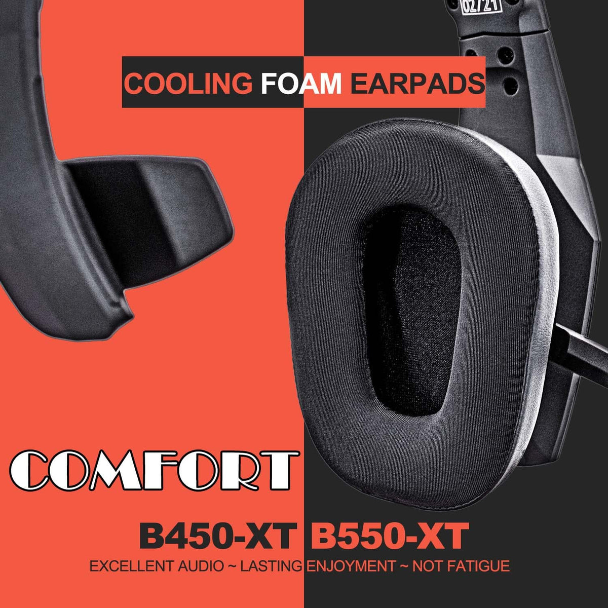LTYIVABHTTW ear pads side view shows sturdy fit