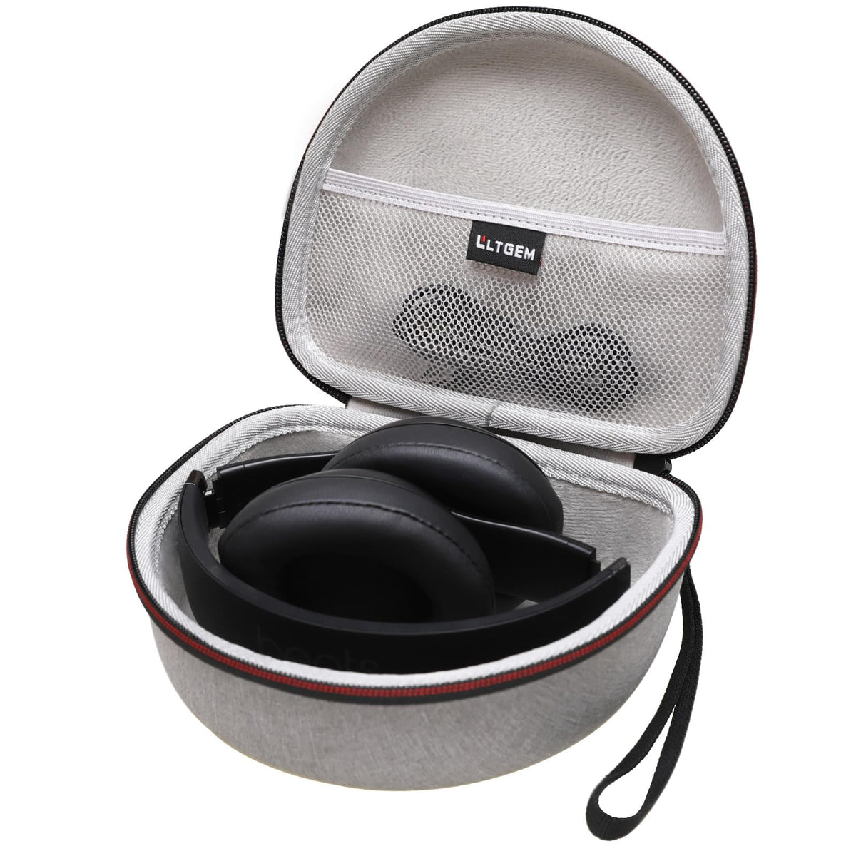 L LTGEM headphone case exterior protecting Beats Studio Pro from drops and scratches.
