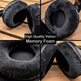 LTYIVABHTTW earpads outer velvet fabric detail for durability