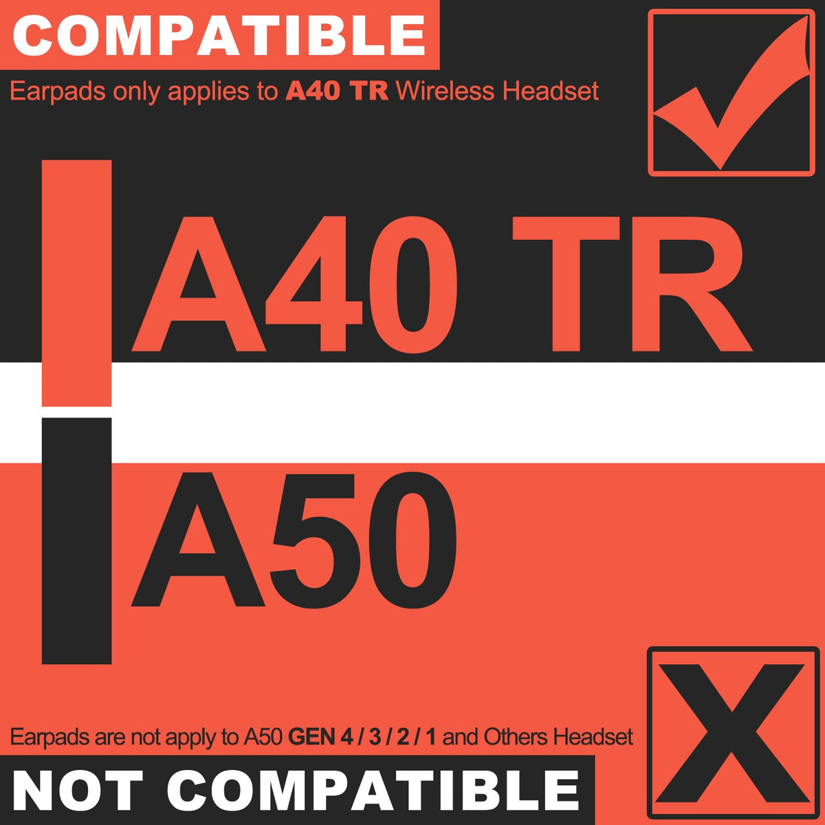 LTYIVABHTTW A40 TR mod kit compatibility enables easy headset upgrade