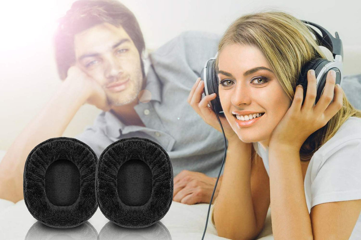 LTYIVABHTTW ear pads for Arctis Pro close-up of soft velour, durability