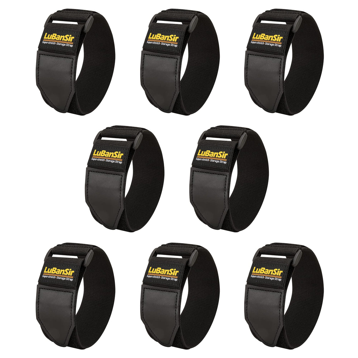 LuBanSir Cinch Straps extended for versatile bundling of cords and cables