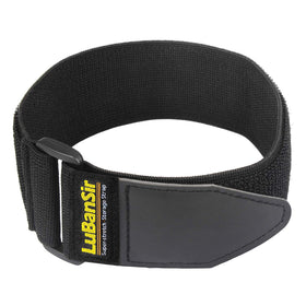 Lubansir Cinch Straps buckle closeup showing durable nylon and strong elastic hold.