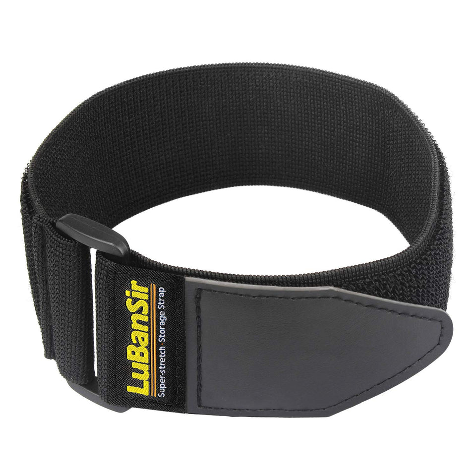 Lubansir Cinch Straps buckle closeup showing durable nylon and strong elastic hold.