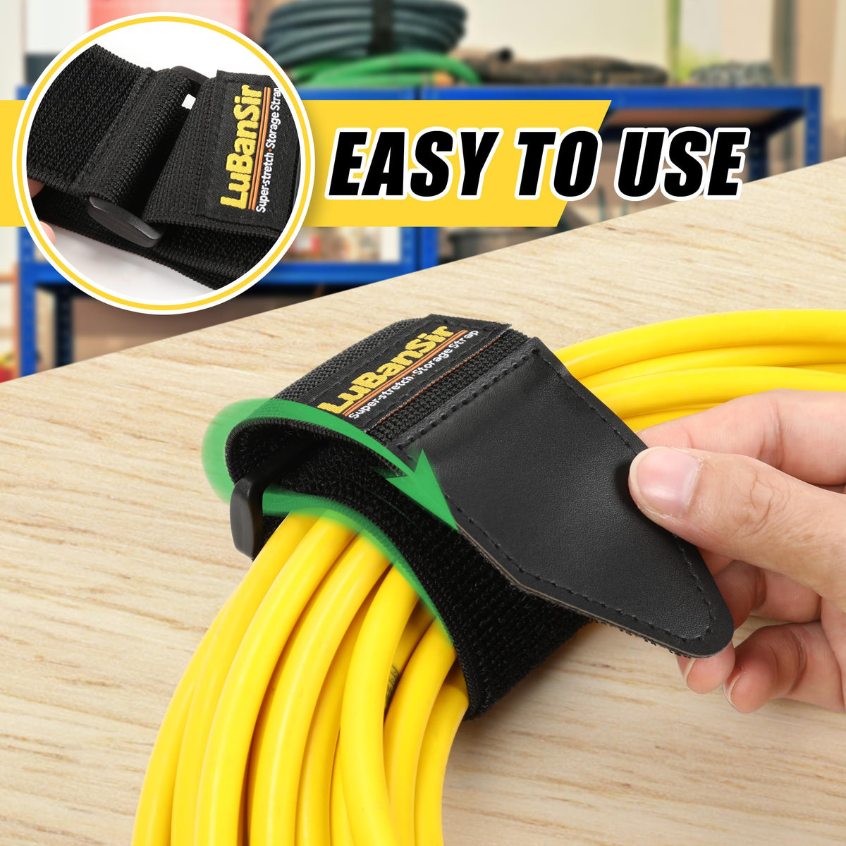LuBanSir cinch straps multi-pack can be combined to extend length for larger bundles