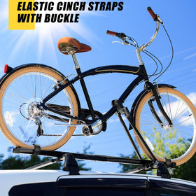 LuBanSir Cinch Straps nylon-elastic with hook-and-loop closure in use