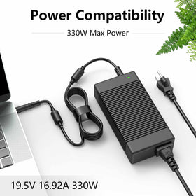 LUBINJIWAI 330W charger includes US plug for ready-to-use charging