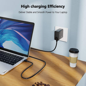 Lubinjiwai 65W USB-C Charger-compact-design highlights portable power for travel