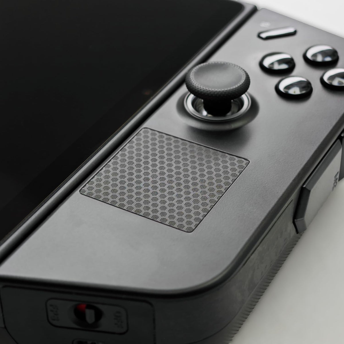 Luck&Link front view of pre-cut Legion Go touchpad protectors showing fit and protection benefit