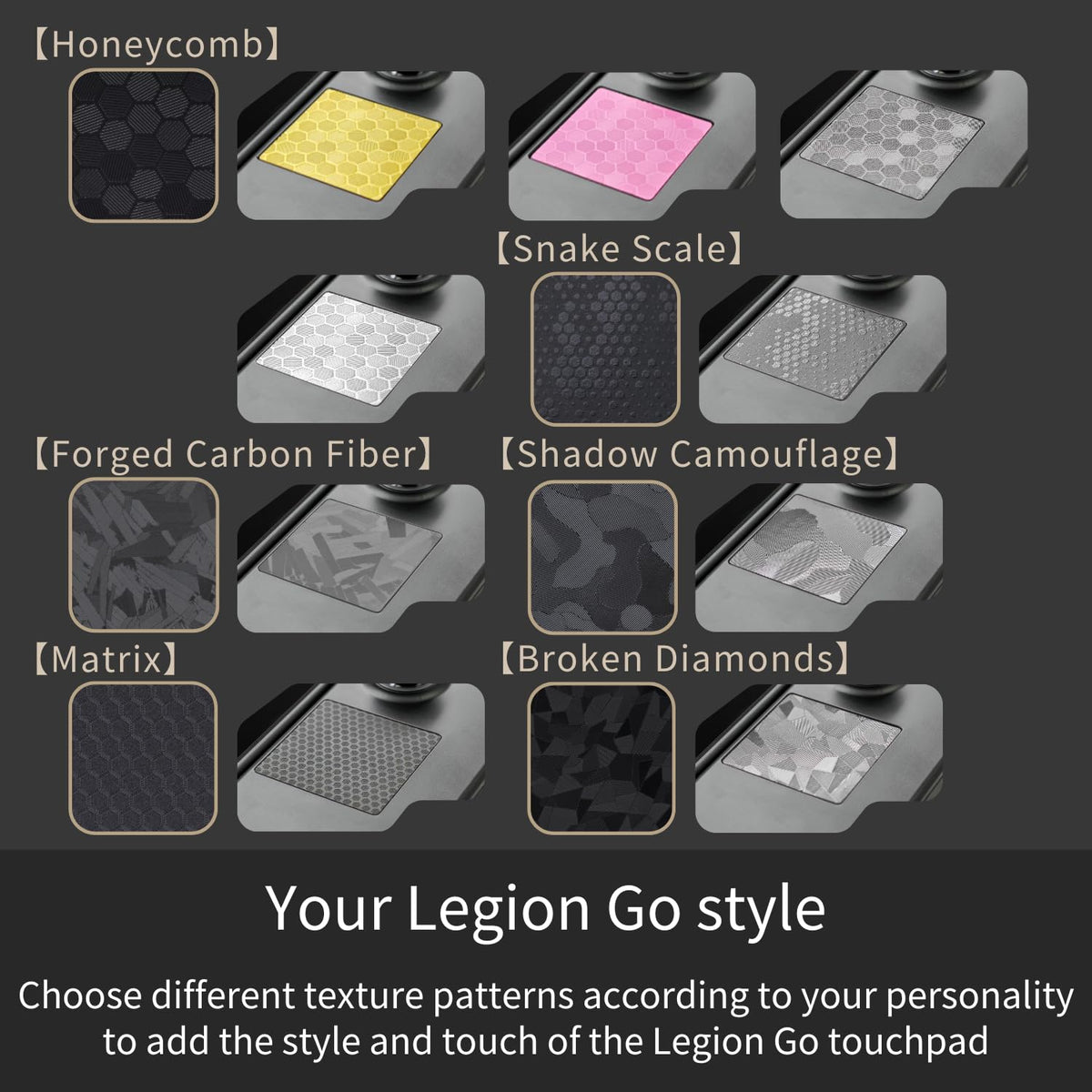 Luck&Link protector applied to Legion Go in gaming setup demonstrating enhanced control and comfort