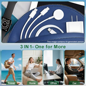 Luckinllyy desk-friendly multi-device charger for daily use.