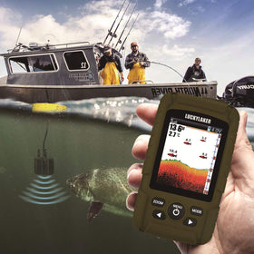 LUCKY depth-sounder for kayak or boat helps locate depth changes