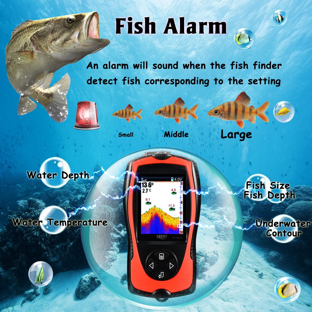 LUCKY handheld unit in hand showing compact size and easy portability