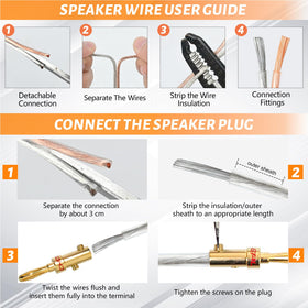 LUCKY TL OFC conductor design for low signal loss and clearer audio.