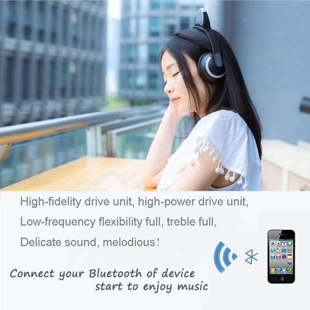 Luckyu headphones include a 3.5mm AUX cable for non-Bluetooth devices.