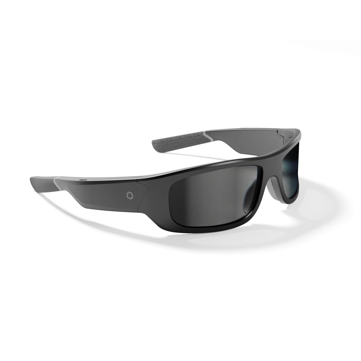 Lucyd Armor front view showing the TR90 frame for all-day comfort.
