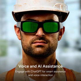 Lucyd Armor built-in microphone captures clear voice during calls.
