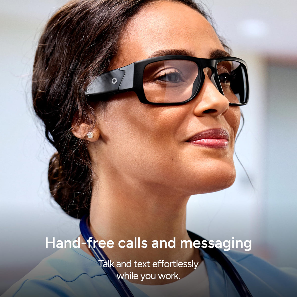 Lucyd Armor offers Bluetooth connectivity to stay connected wirelessly.