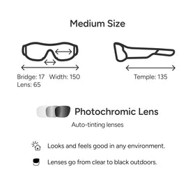 Lucyd Armor UV400 polarized lenses reducing glare outdoors for better visibility.