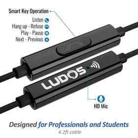 LUDOS Clamor 2 Pro balanced sound with crisp mids and bass.