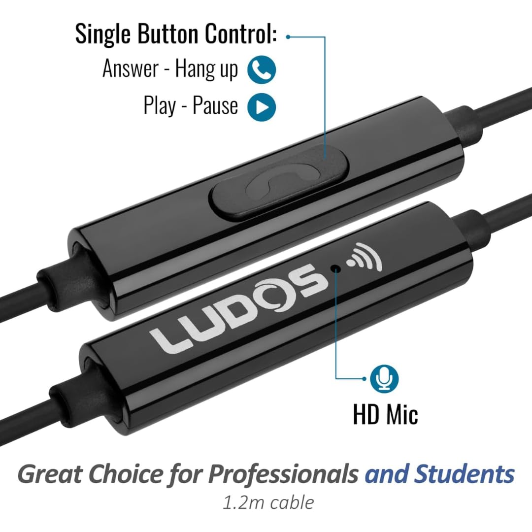 LUDOS Clamor 2 Pro memory foam tip close-up showing ergonomic seal.