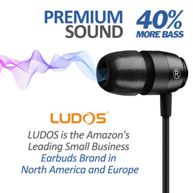 LUDOS Clamor 2 Pro memory foam tips close-up.