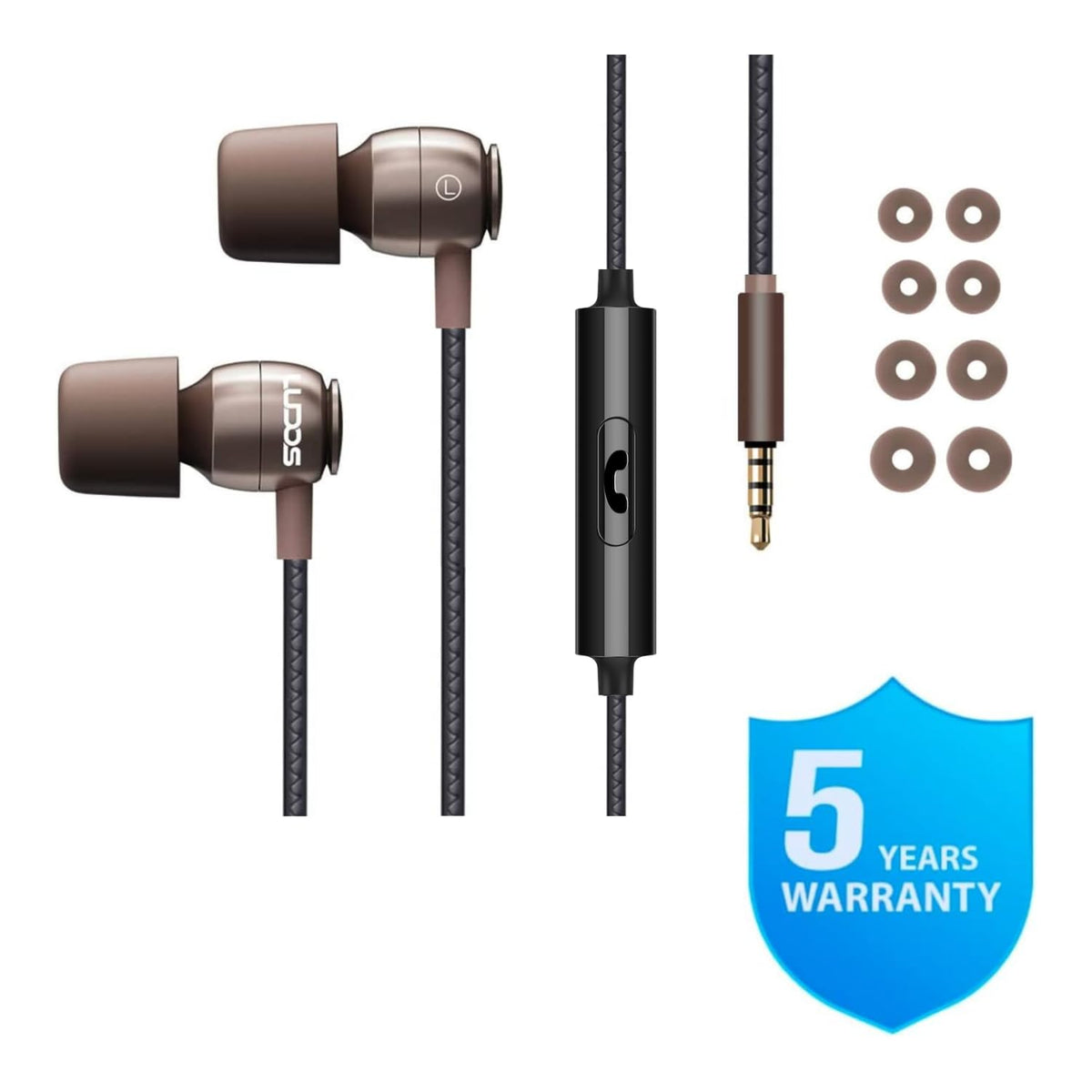 LUDOS Clamor 1.3m cable length offers comfortable reach.