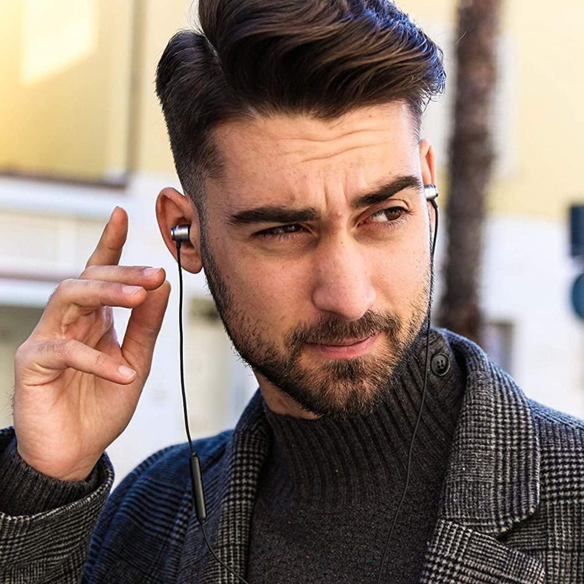 LUDOS Clamor plugged into an iPhone USB‑C port illustrating instant plug‑and‑play use