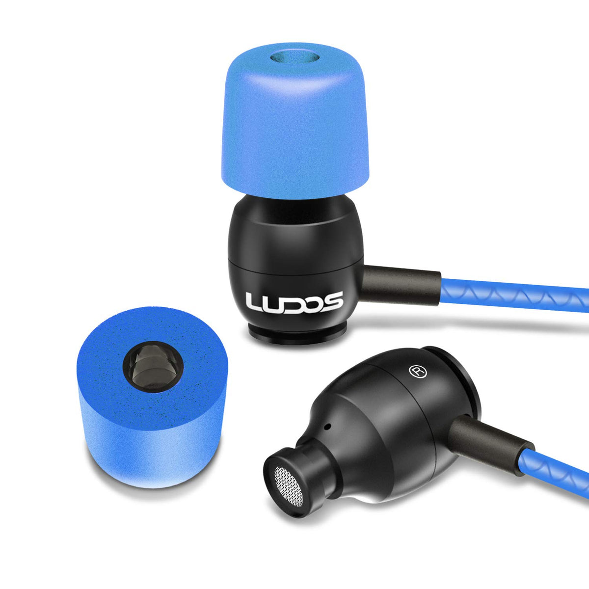 LUDOS Clamor in-ear fit stays secure during study or commute