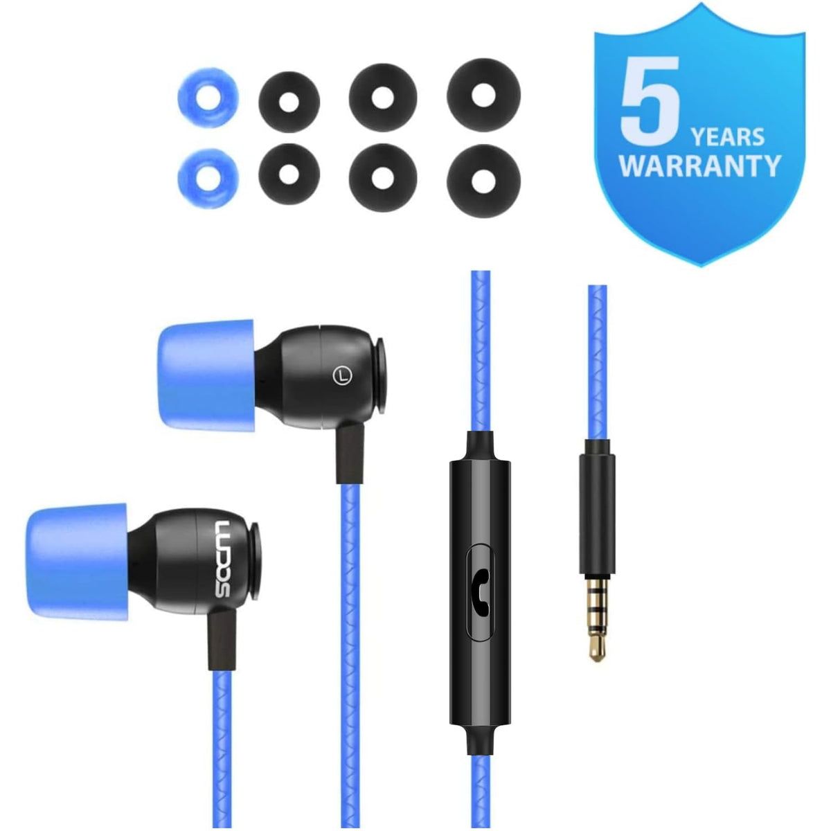 LUDOS Clamor three-tip set for personalized fit and comfort