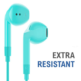 LUDOS FEROX headphones connected to iPhone and Galaxy devices