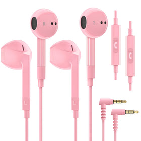 LUDOS FEROX front packaging showing two pink earbuds and features, for easy selection